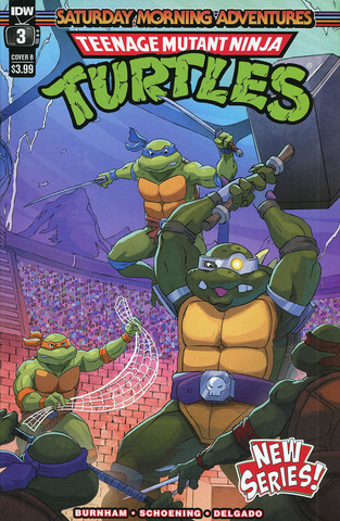 Teenage Mutant Ninja Turtles Saturday Morning Adventures Continued #3  (Cover B)