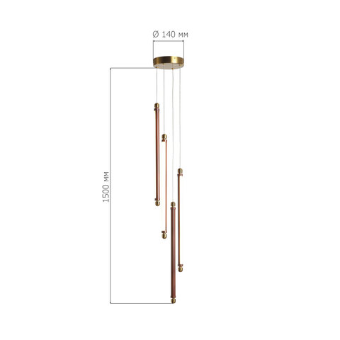 Светильник подвесной ST Luce Brick SL6225.303.04