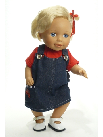 Сарафан - На кукле. Одежда для кукол, пупсов и мягких игрушек.