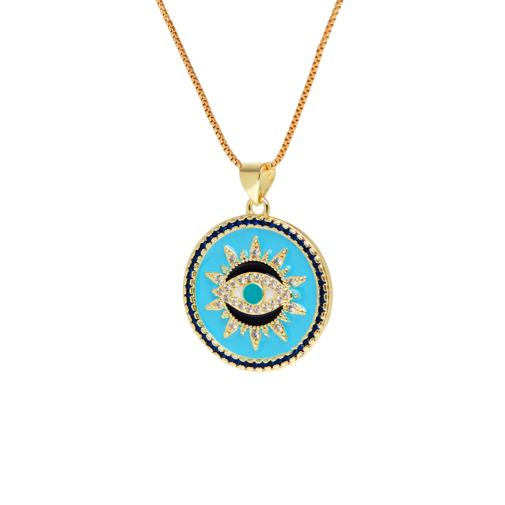 DÉJÀ VU Колье Sunny Nazar Necklace – Blue