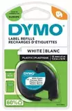 Лента DYMO для LT-100H 12мм х4 м, пластиковая, белая, шрифт черный, 1 шт в блистере