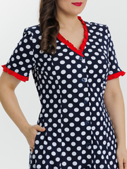 4549 Халат на пуговицах