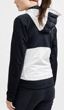 Премиальная тёплая лыжная куртка Craft Pursuit Thermal black с капюшоном женская