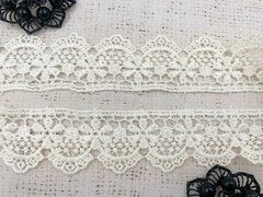 Кружево плетёное, ш. 3,5 см, айвори