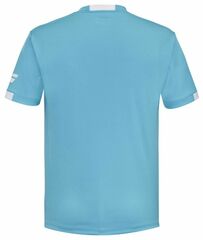 Детская теннисная футболка Babolat Play Crew Neck Tee Boy - cyan blue