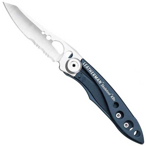 Нож перочинный Leatherman Skeletool Kbx (832383) 89 мм синий