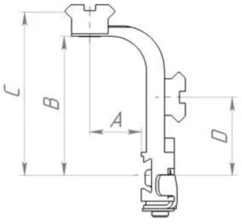 Кронштейн Weaver/Тигр (низкий) МВЖИ.301569.076-03