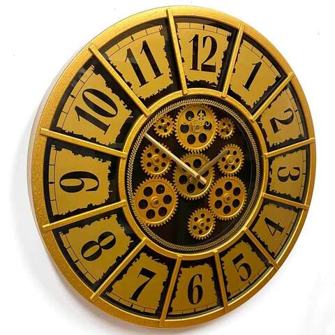 Настенные часы с шестеренками CRK-500-A Galaxy