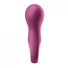 Вакуумный стимулятор клитора с вибрацией Satisfyer Lucky Libra ягодный