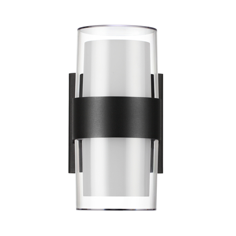 Уличный настенный светодиодный светильник 359298 STREET NT24 000 черный IP65 LED 16W 4000K 175-265V OPAL