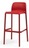 Стул пластиковый барный Faro красный Италия