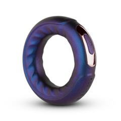 Фиолетовое эрекционное виброкольцо Saturn Vibrating Cock/Ball Ring - 