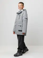 куртка  для мальчика  ВК 36105/2 ГР (128-158)