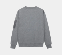 Свитшот Alpha Industries Utility Pocket Crewneck Medium Charcoal Heather (Светло-серый)