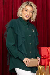Блуза Сюита (зеленая) Б14679-24М LT Collection