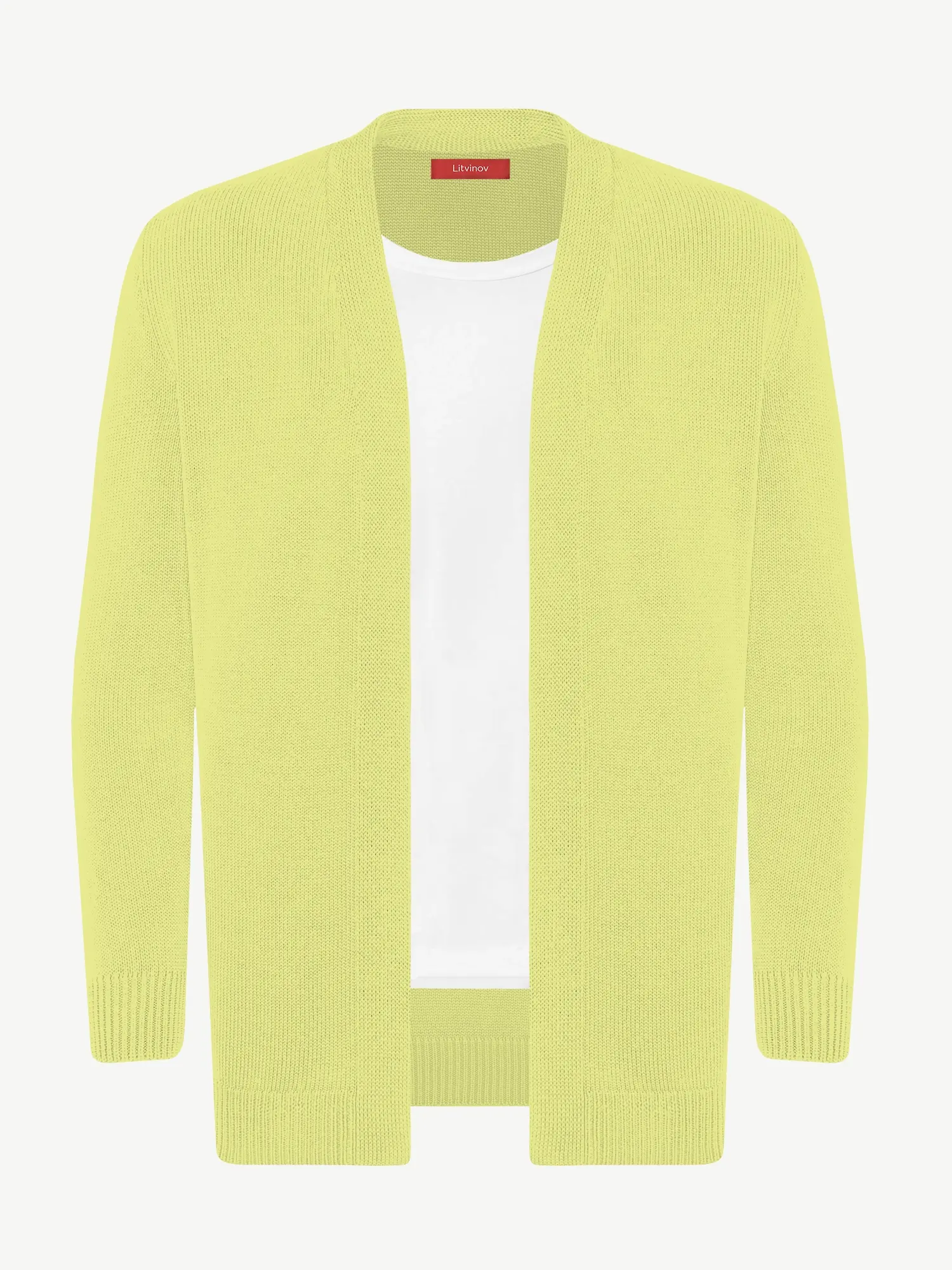 Кардиган с планкой из шелка