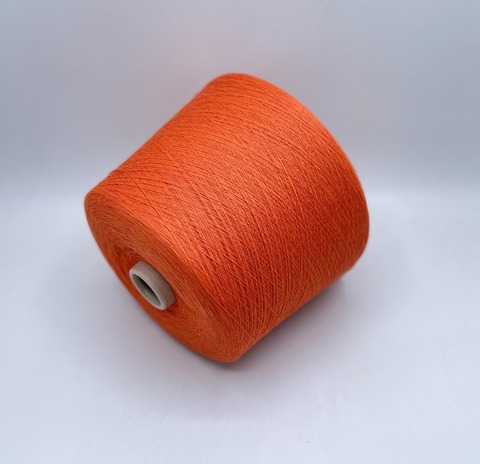 Casa del Filato(пр.Италия),art.Bobby, 1500м/100гр. 5% кашемир, 25% Меринос, 45% вискоза, 25% полиамид,цвет-Оранжевый(852/581) ,арт.36530