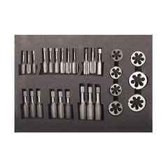 Набор метчиков и плашек M3-M30 73пр HSS Bucovice(CzTool) 340300 (В)