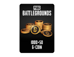 Игровая валюта PUBG: Battlegrounds - 1000 + 50 G-Coin [Цифровая версия] (для ПК, цифровой код доступа)