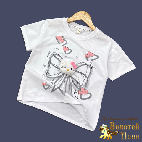 Футболка девочке (5-9) 251220-R2037