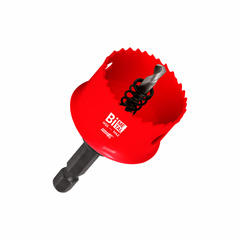 Коронка биметаллическая HSS M42, 6/10 TPI, переменный шаг 50х20 мм