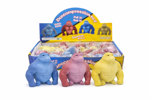 Антистресс Горилла с Гелем, в уп 24шт. цена за шт.