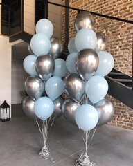 ШАРЫ С ГЕЛИЕМ 30шт "Фантаны из шаров " шары надутые гелием