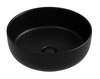 Ceramica Nova Taycan CN12003MB Раковина накладная круглая, 37.5x37.5, цвет: черный матовый