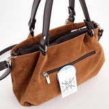 Сумка Саломея 607 эко-замша миндаль