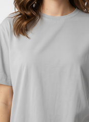 Футболка унисекс 03, цвет светло-серый