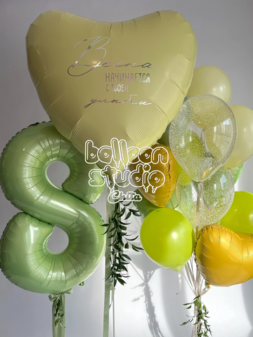 шары на 8 марта № 18