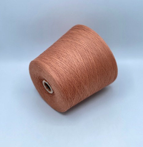 Бобинная пряжа,Cotton combed, 1693м. 100%Хлопок, Загар(862), 39222