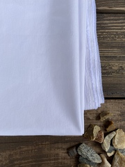 Отрез 1,1м Костюмный хлопок, твил, цвет Optic White