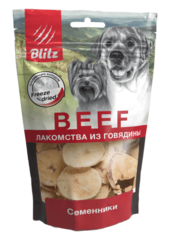 Лакомства для собак BLITZ СЕМЕННИКИ сублим. д/собак, 43 г