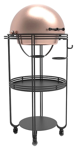 Мармит P.L. Proff Cuisine Hotelware 50х55х103 см (нерж. сталь с медным покрытием) на подставке с колесами