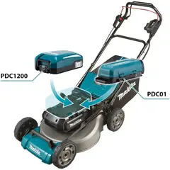 Аккумуляторная газонокосилка Makita LM001CZ