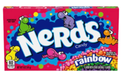 Драже кисло-сладкое ассорти Wonka Nerds Rainbow