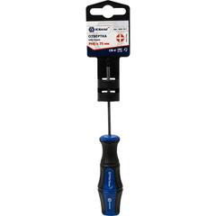 Отвертка Ultra Grip КОБАЛЬТ PH-0 х 75 мм CR-V, двухкомпонентная рукоятка (1 шт.) подвес (646-317)