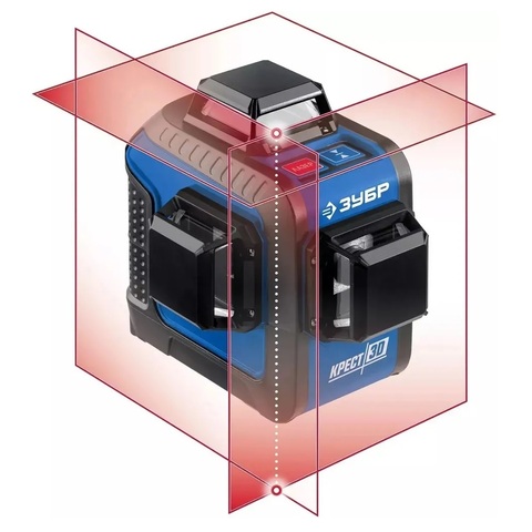 ЗУБР КРЕСТ 3D 20-70 м, Лазерный нивелир (34908)