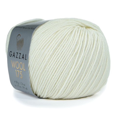 GAZZAL WOOL 175 (100% тонкая шерсть мериноса супервош, 50г/175м)