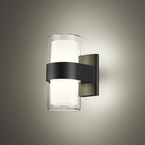 Уличный настенный светодиодный светильник 359298 STREET NT24 000 черный IP65 LED 16W 4000K 175-265V OPAL