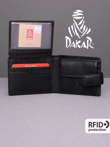 DKB1103R Preto - Портмоне Dakar с RFID защитой
