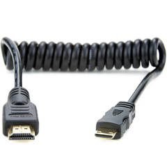 Кабель Atomos Full to Mini HDMI Coiled Cable (30,  45 см)