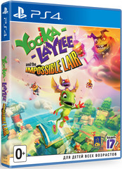 Yooka-Laylee and the Impossible Lair Стандартное издание (диск для PS4, полностью на английском языке)