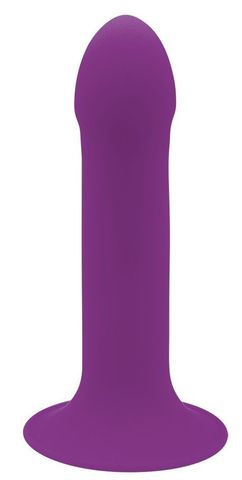 Фиолетовый дилдо на присоске  HITSENS 6 - 13,5 см. - Adrien Lastic 24063