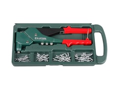 KRAFTOOL RX-7, 360°, 2.4 - 4.8 мм, литой поворотный заклепочник в кейсе (31176-H6)