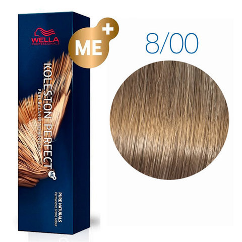 Wella Koleston Pure Naturals 8/00 (Светлый блонд натуральный интенсивный) - Стойкая краска для волос