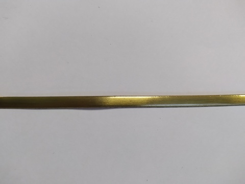 свинцовая лента 4,5мм цвет желтое золото (2м)