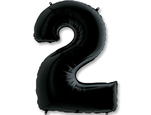 Цифра "2" Чёрный