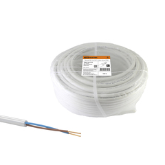 Провод бытовой ПВС Tdm Electric, 2 x 4 мм², 100 м, белый